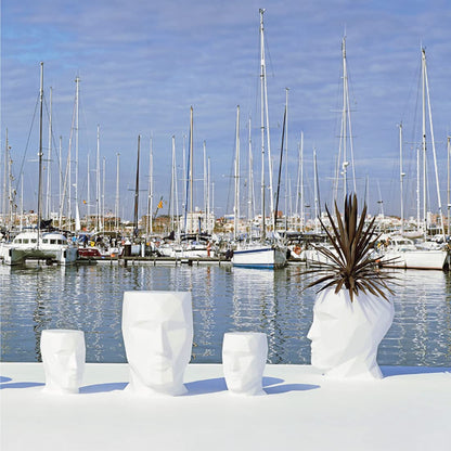 Vondom 49068 Maceta Adán Nano Color Blanco, 1 Pieza