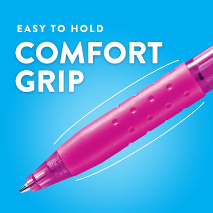 PaperMate InkJoy 300RT Bolígrafos de punta retráctil, punta mediana, Mediano, Assorted (Colorful), Paquete de 24