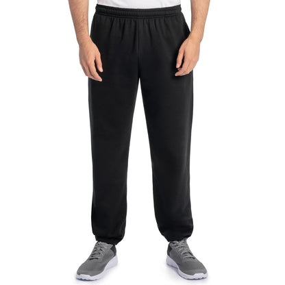 Fruit of the Loom Eversoft Pantalones Deportivos de Forro Polar para Hombre - Negro - - CH