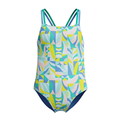 Speedo Traje de Baño de Una Pieza para Niña - 12 - Pétalos Mod