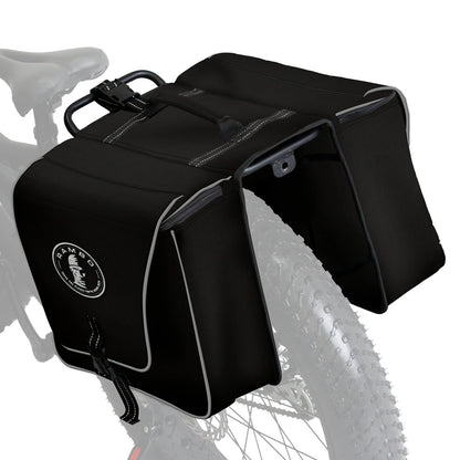 Rambo - Bolsa de Almacenamiento para Accesorios de Bicicleta, sillín, Negro, Una Talla