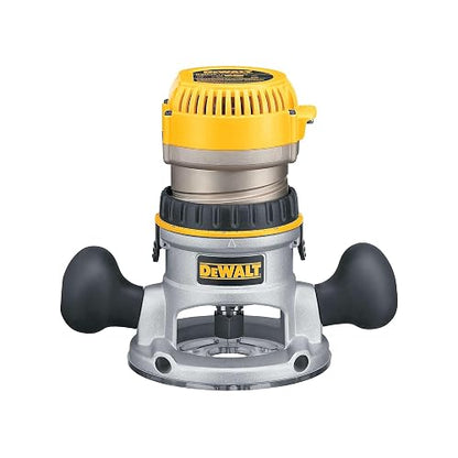 DEWALT Router para Madera 1-3/4" HP, 750W, Base Fija, Metal y Plástico de Alta Resistencia, DW616