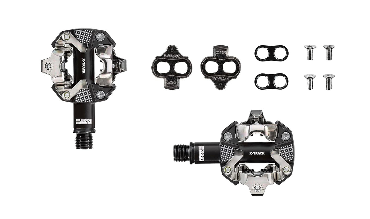 LOOK Cycle - Pedales de bicicleta X-Track MTB - Mecanismo SPD estándar compatible - Pedal sin clip