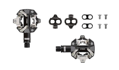 LOOK Cycle - Pedales de bicicleta X-Track MTB - Mecanismo SPD estándar compatible - Pedal sin clip