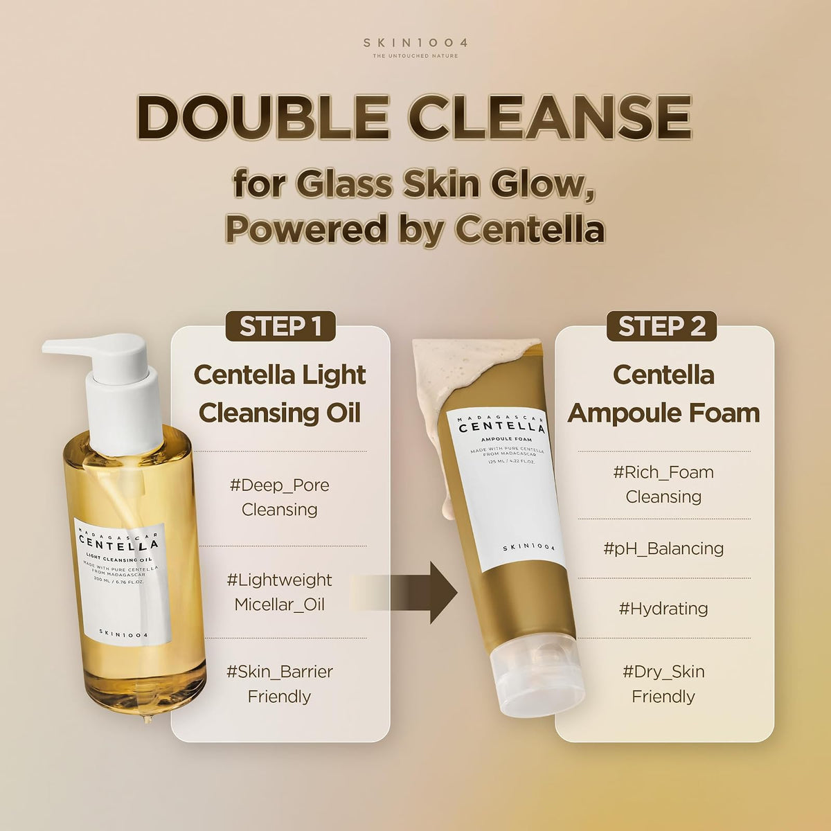 Madagascar Centella Light Cleansing Oil by Skin1004 for Women - 6.76 oz Cleanser