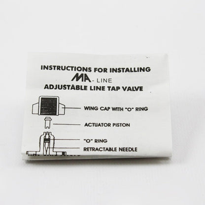 Válvula de llave ajustable para refrigerador para perforación y mantenimiento de 1/4" 5/16" 3/8" QTM-1