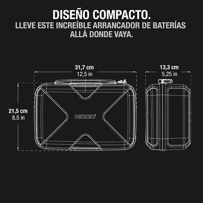 NOCO GBC103 Estuche de Protección de Goma EVA Boost X para Arrancadores de Emergencia de Litio GBX75 UltraSafe
