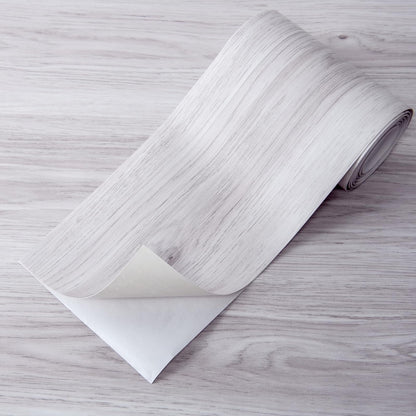 Art3d - Azulejos de piso de 15 pies cuadrados para despegar y pegar, 10 piezas de lujo para pisos de vinilo con aspecto de madera, calcomanía e impermeable para recámara, sala de estar, cocina, blanco - Blanco - Gris