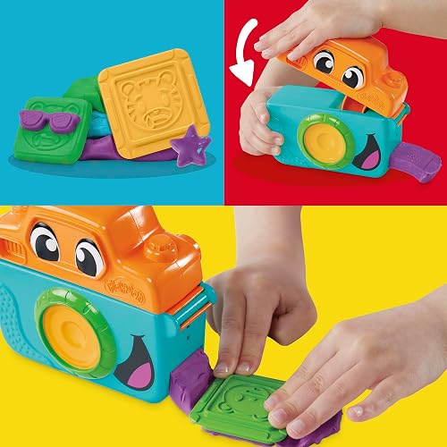 Play-Doh Cámara de Masas con Sellos, Set Creativo para Niños de 2 años