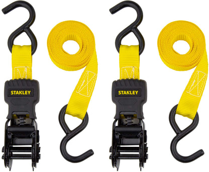 Stanley S10002 - Juego de Correas de carraca (2 Unidades, 1 Pulgada x 10 pies)