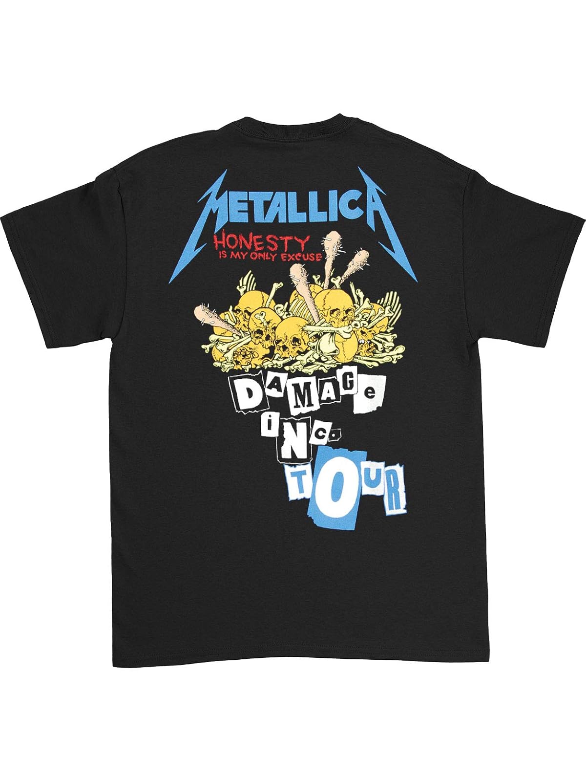 Metallica Camiseta Damage Inc Tour Camiseta para Hombre