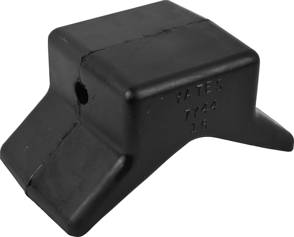 Attwood 11200-1 - Tope de Goma para Remolque en V, Color Negro, 2 x 2 Pulgadas
