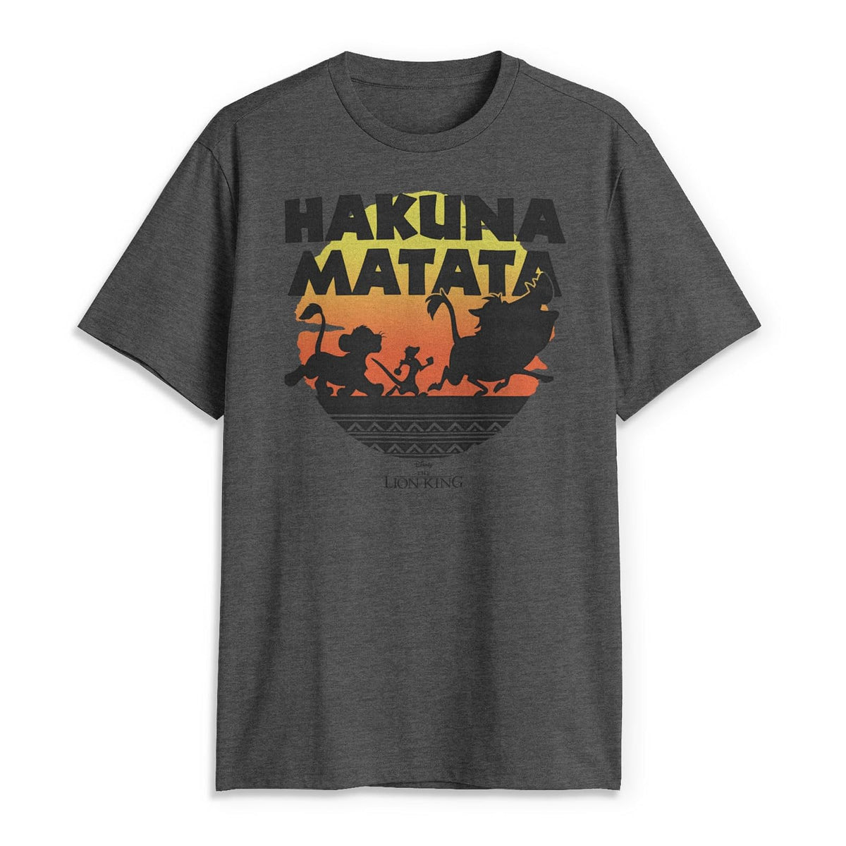 Disney Camiseta gráfica Lion King Gang Hakuna Matata Sunset Camisa para para Hombre