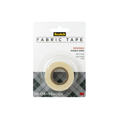 Cinta de tela extraíble Scotch, 1,9 cm x 1,5 m. (FTR-1-CFT)