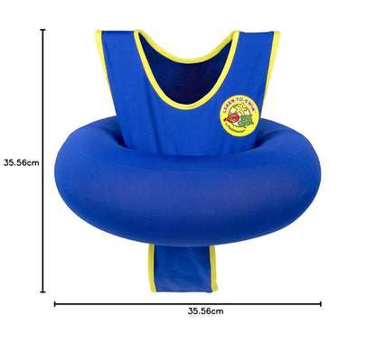 Poolmaster - Chaleco de Aprendizaje para Nadar, Entrenador de natación de Tubo Ajustable y Ayuda de natación para niños de 3 a 6 años, Color Azul