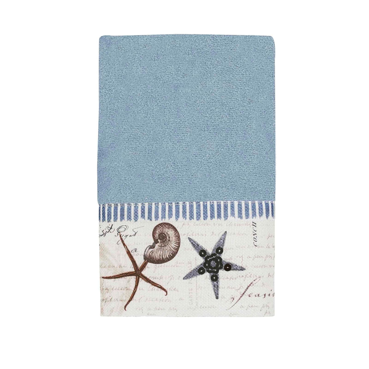 Avanti Antigua Toallas de Papel para Invitados, Bruma Azul, Toalla de Mano, 1 - Toalla de mano - Bruma azul