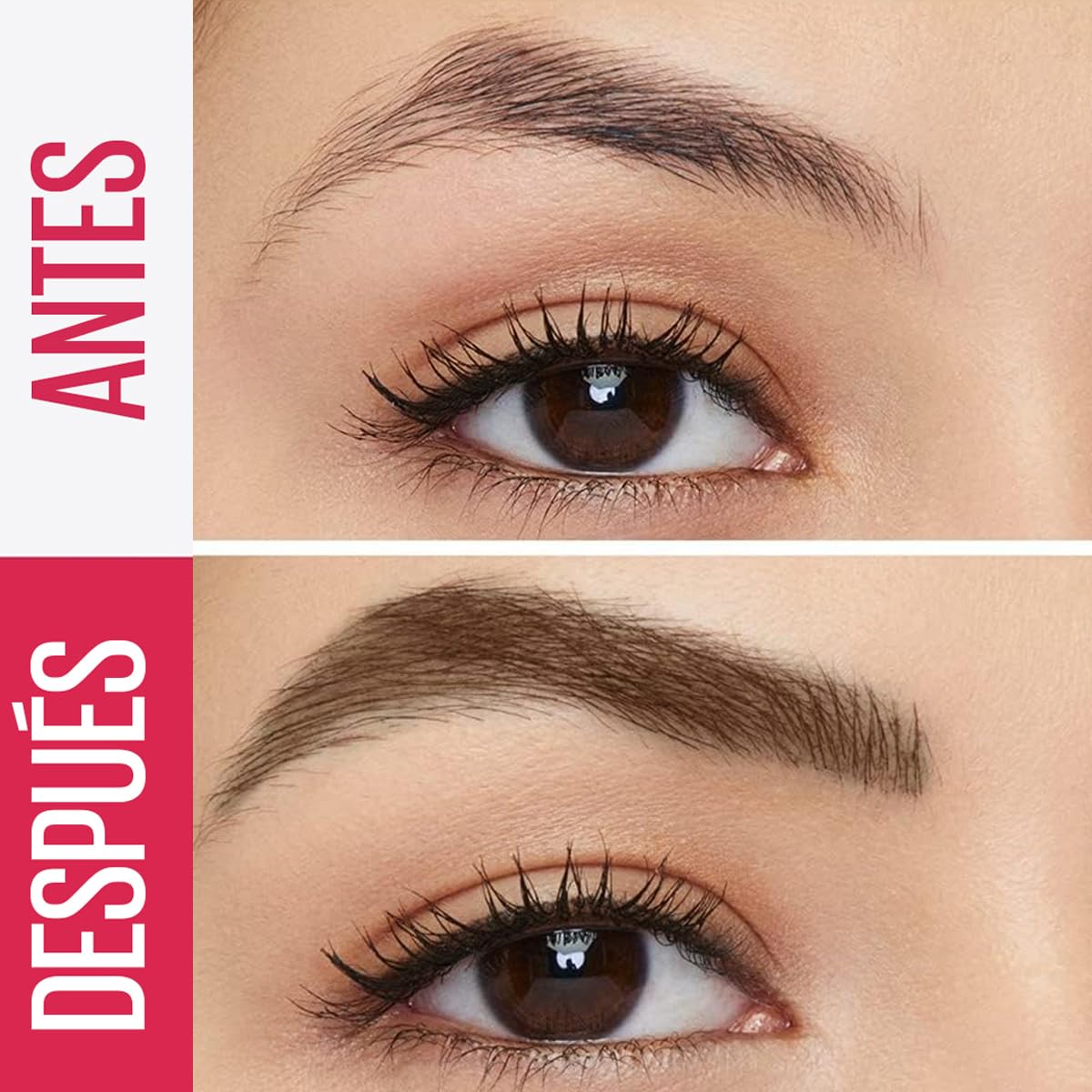 Maybelline Estilizador de cejas en gel de facil aplicación, Tattoo 3D tono Deep Brown, 21g