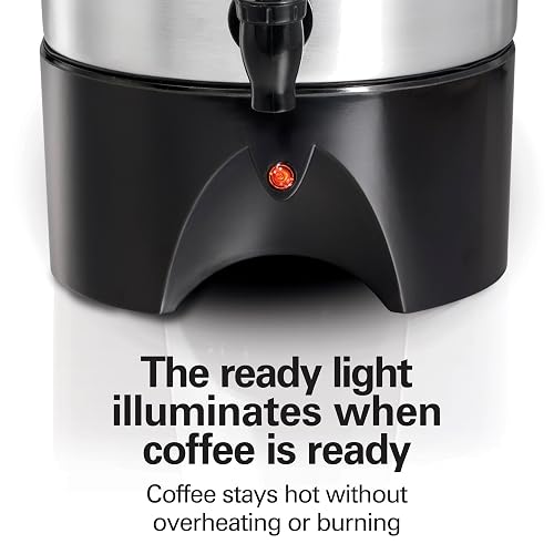 Cafetera Hamilton Beach 45 Tazas 40515R/40515G/ 40515RZ Plata
