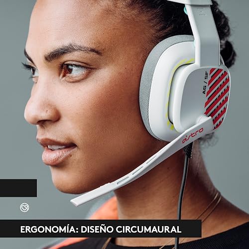 Astro Gaming A10 Audífonos Gen 2 con Cable - Audífonos Over-Ear para con micrófono volteable para silenciar, transductores de 32 mm, compatibles con Xbox, PC - Blanco