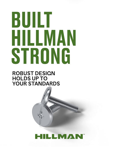 Hillman 831493 Stainless Steel Hurricane Bolts (1/4" x 1-1/2") - 100 pieces