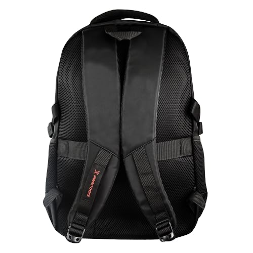 PERFECT CHOICE Mochila para laptop 15.6"-17" múltiples compartimentos Forter (Negro)