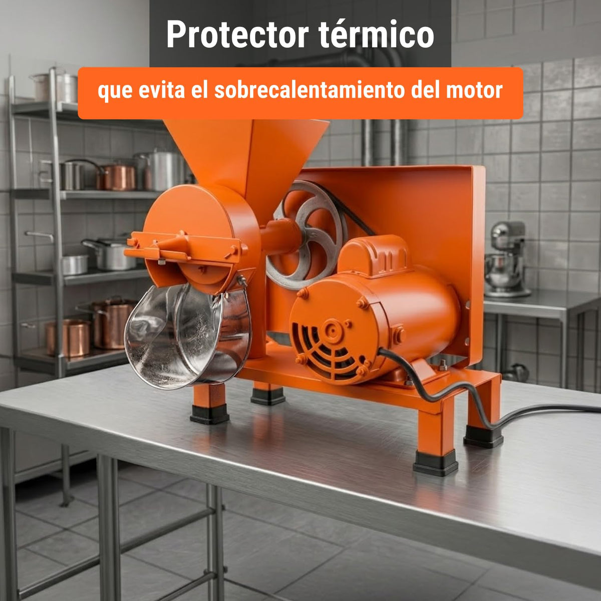 Truper MOE-3/4A, Motor eléctrico monofásico de 3/4 HP, alta velocidad, servicio continuo y reversible