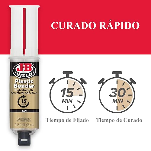 J-B Weld Oficial Jeringa Adhesivo Plastico 50133SPA 25ml