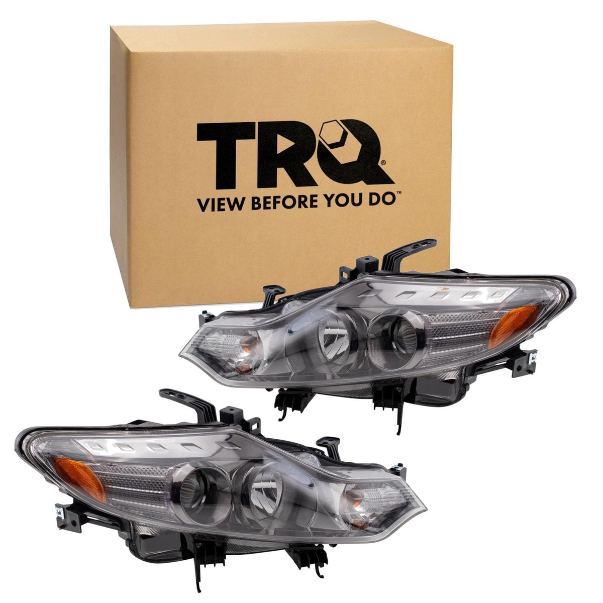 TRQ Juego de 2 Faros Delanteros para Toyota Tundra - HLA88576