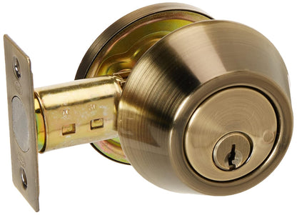 Lock Cerrojo Tubular para Puerta - Función: Sencilla - Latón antiguo