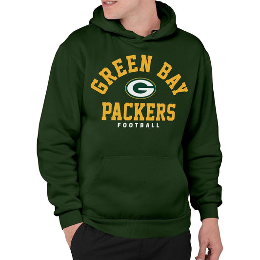 Junk Food Green Bay Packers - Sudadera con Capucha clásica con Logotipo del Equipo Sudadera con Capucha Unisex Adulto