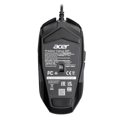 ACER Predator Cestus 327 PMW300 Mouse Gamer Alámbrico | Hasta 8000 dpi, conexión USB, 63 g, iluminación RGB