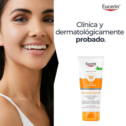 EUCERIN Sun Toque Seco Fps 50+ 200Ml Solar Corporal