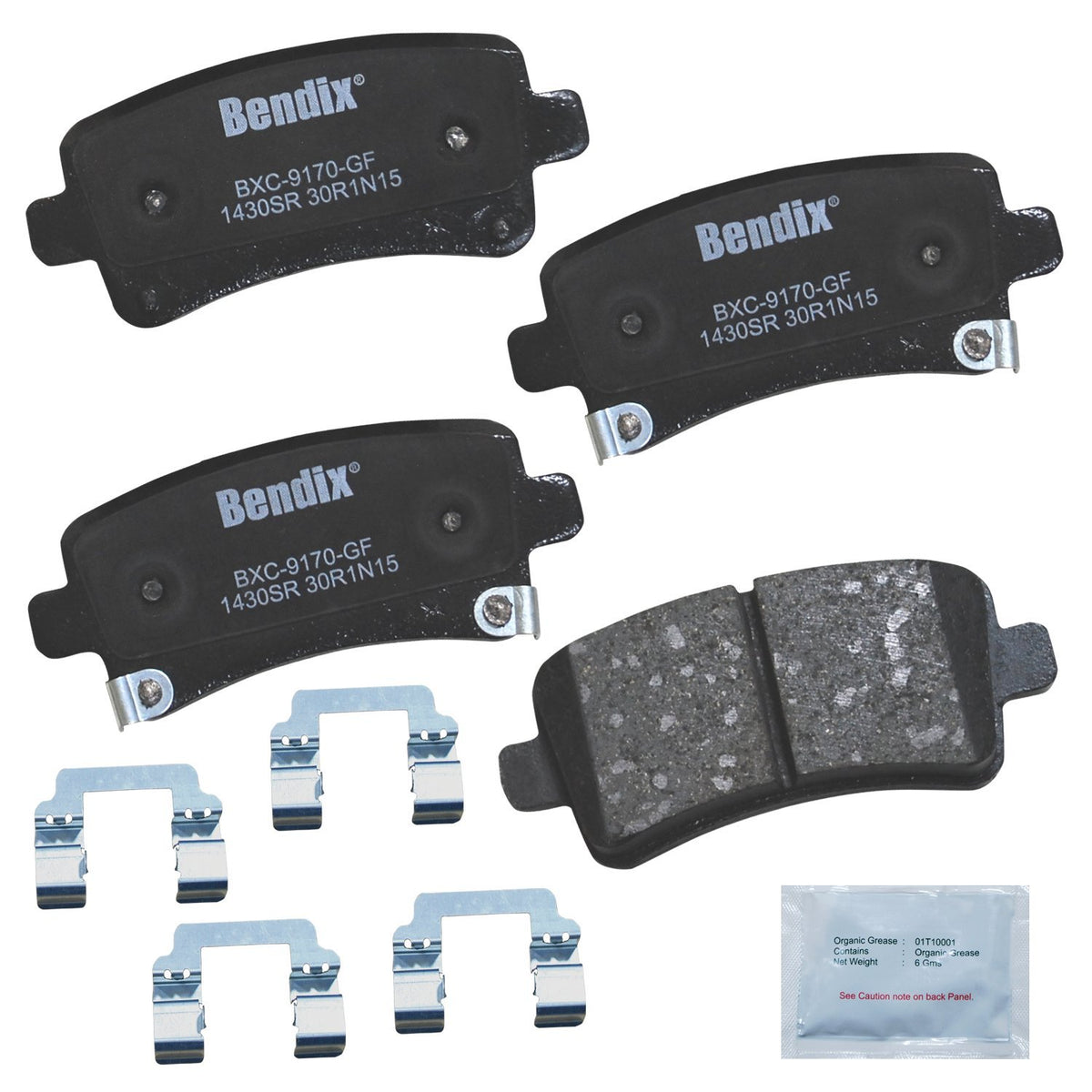 Bendix Priority1 Pastillas de Freno Traseras de Cerámica - CFC1430SR