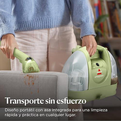 Bissell Little Green, Limpiador de Alfombra y Tapicería Portátil Multiusos, 1400B