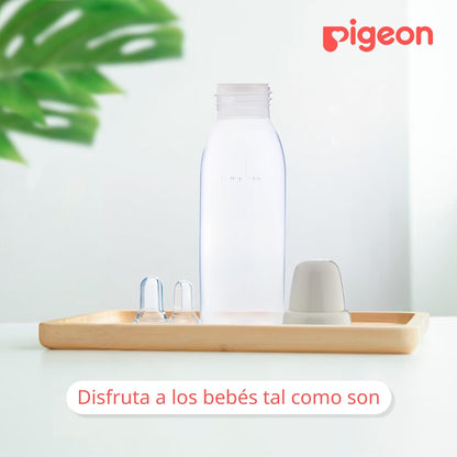 PIGEON Biberones Especiales para Niños con Labio Leporino y Paladar Hendido Cosas para Bebes Recien Nacidos - Articulos para Bebe Biberon con Succión Fácil - Liviano y Durable para Bebé