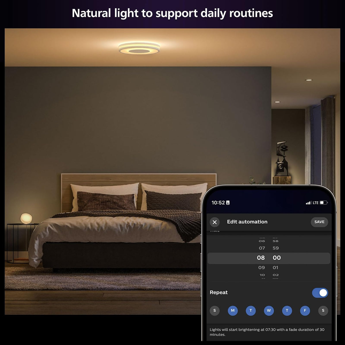 Philips Hue Luminario de Techo Inteligente Being Ceiling Philips blanco