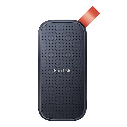 SanDisk SSD portátil de 1 TB - hasta 800 MB/s, USB-C, USB 3.2 Gen 2 - SDSSDE30-1T00-G26