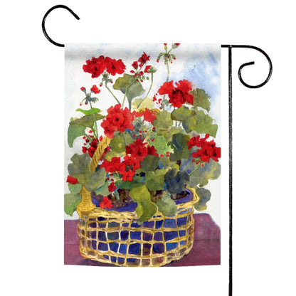 Toland Home Garden 119136 - Cesta de Geranio para decoración de jardín (12,5 x 45,7 cm)
