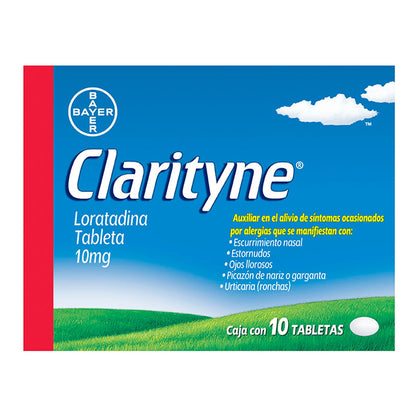 Clarityne Antihistamínico 10 Tabletas Loratadina