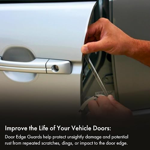 XPEL (XPF0375U100) Protector de Borde de Puerta de 0.95 cm x 3050.00 cm, Transparente, 3/8 Inch x 100 Foot