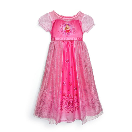 Disney Princesas Bata para Dormir tipo Vestido para Niña - Aurora - 3 Años