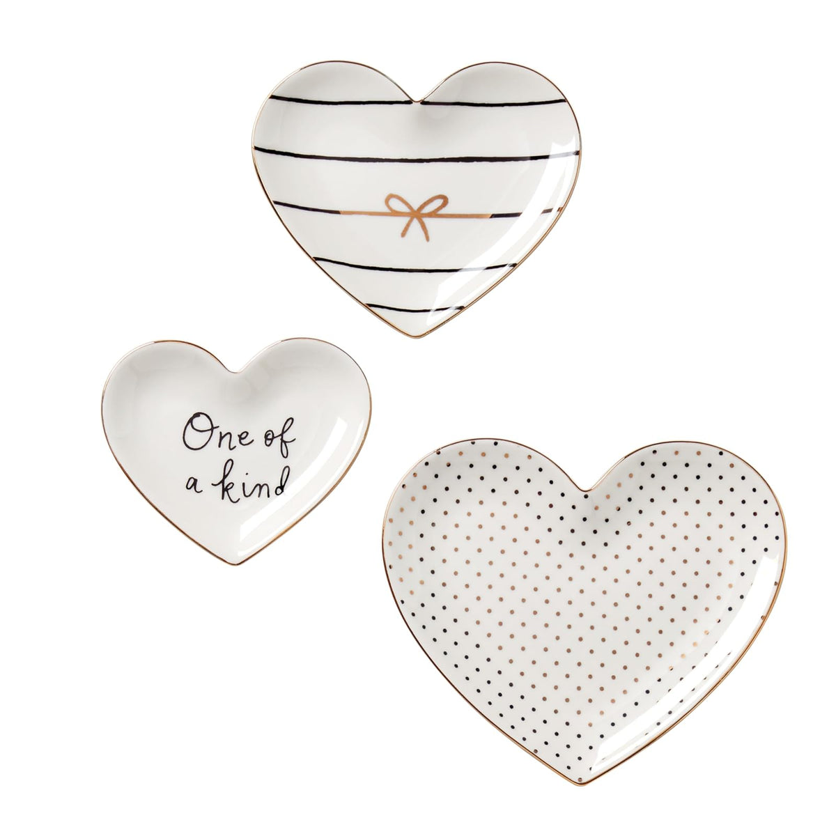 Kate Spade New York Charmed Life - 3 piezas para atrapar todo, 3 unidades, color blanco
