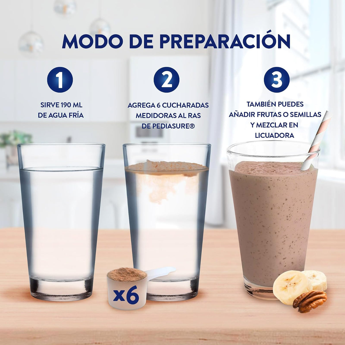 PediaSure Chocolate- Alimentación Especializada Polvo 1600 g | Formula especializada para niños de 1 a 10 años con 5 grupos de nutrientes clave que apoya el crecimiento de los huesos.