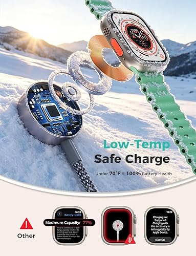 Travel Essentials, cable USB C 3 en 2 para cargador de Apple Watch, cargador de iPhone, cable de carga múltiple, artículos esenciales para caravanas y campamentos, portátil para iWatch Series 11-2