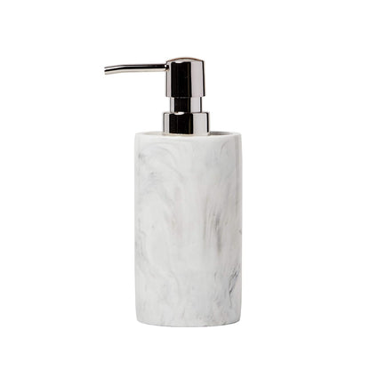 SKL Home by Saturday Knight Ltd. Remolino de mármol, Dispensador de loción/jabón, Blanco, 1