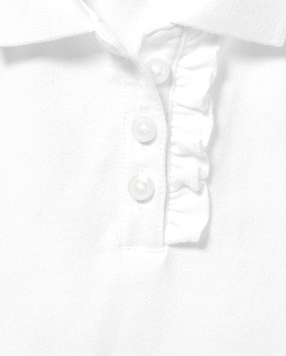 The Children's Place Paquete de 5 Polos de piqué para niñas Camisa de Polo para Niñas