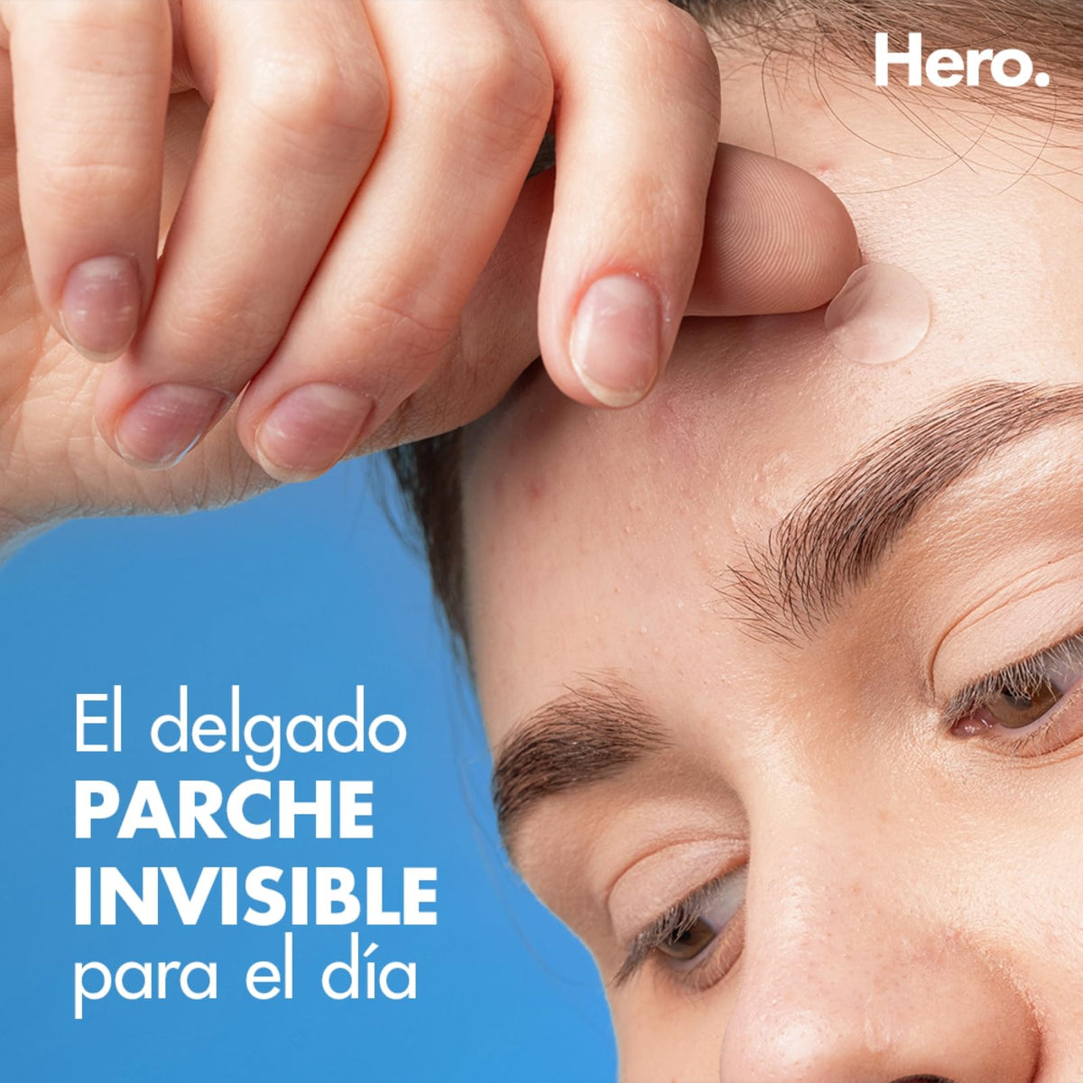Hero Parches para Acné Mighty Patch Invisible+, Caja con 36 piezas. Delgados para Uso de Día. Absorben Gentilmente las Impurezas en 6 a 8 Horas. No Contienen Medicamento. Probados Dermatológicamente
