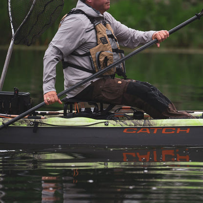 Pelican Ergoboost - Asiento de Kayak Plegable y Compacto - Ajustable Con Soporte Trasero - Elevador Multifuncional