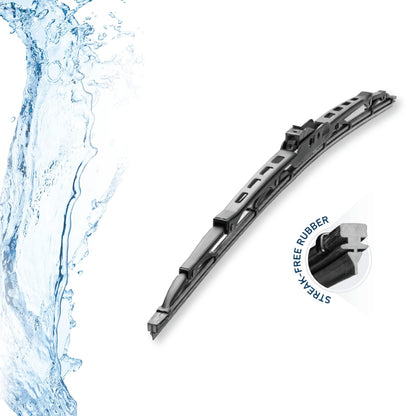Hella Escobilla de Limpiaparabrisas OE Estándar de Goma para Todas las Estaciones, 28 cm, Paquete de 2, 9XW398114011