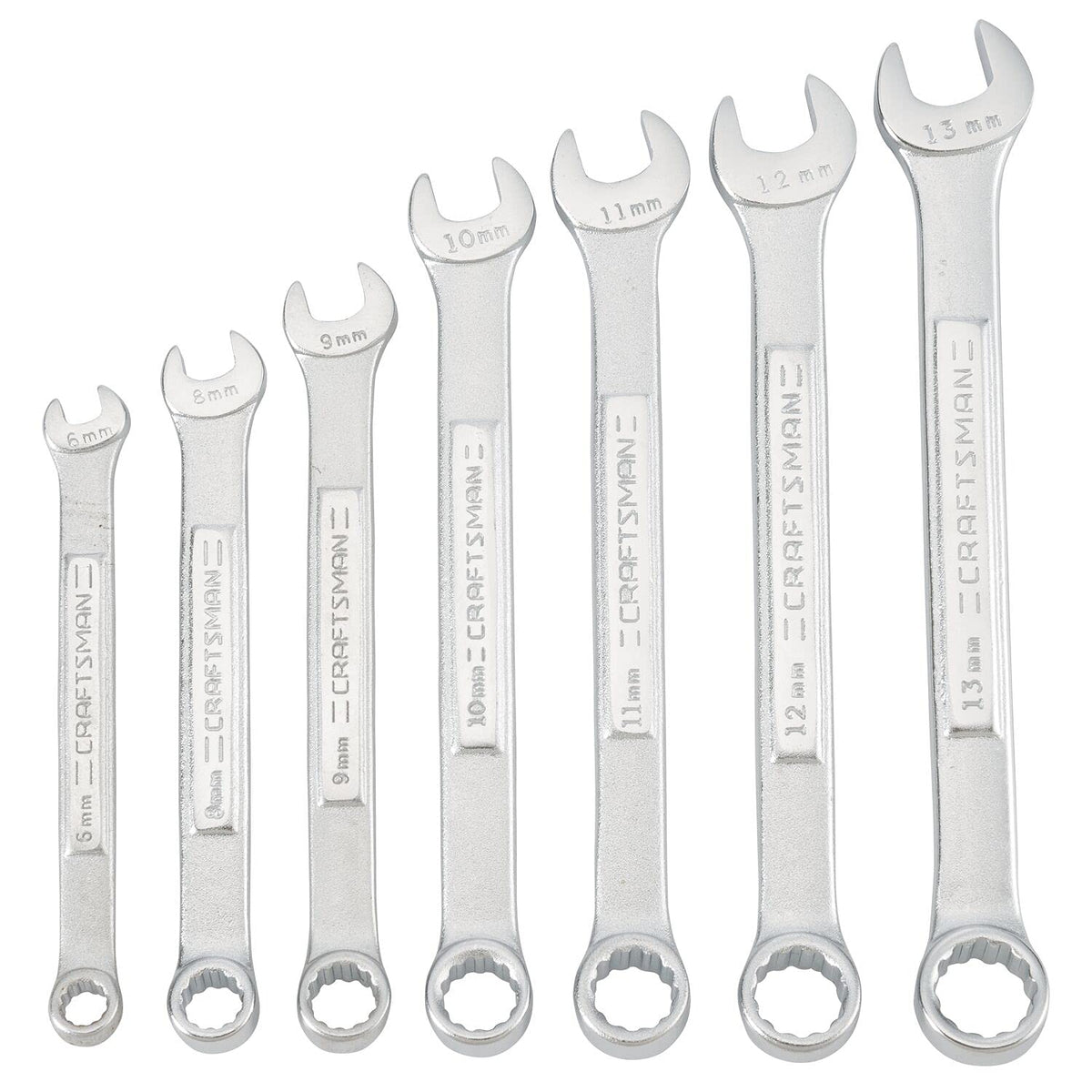 CRAFTSMAN Llaves Combinadas Métricas 7 Piezas CMMT21086